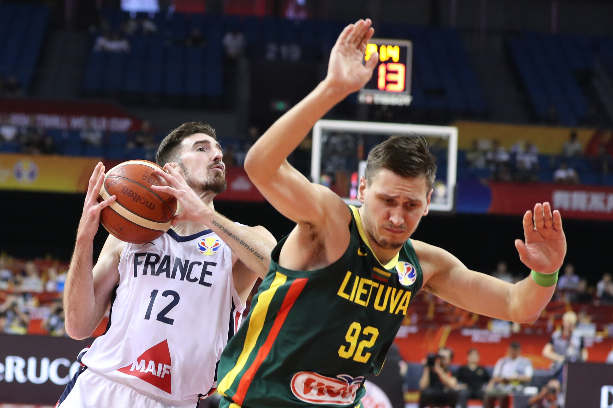 Coupe du monde de basketball 2019 - 2eme Tour - Groupe L - Match France vs Lituanie